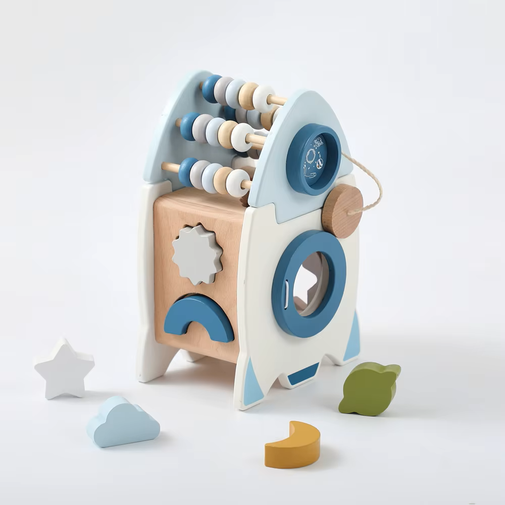 Montessori Rakete Aktivitätswürfel