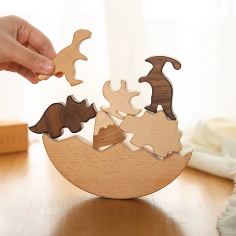 Dinosaurier Montessori Stapelspielzeug
