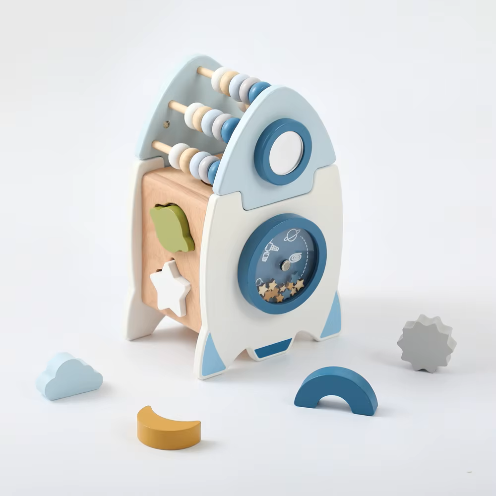 Montessori Rakete Aktivitätswürfel