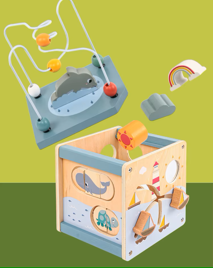 Montessori Meeresfreunde Aktivitätswürfel