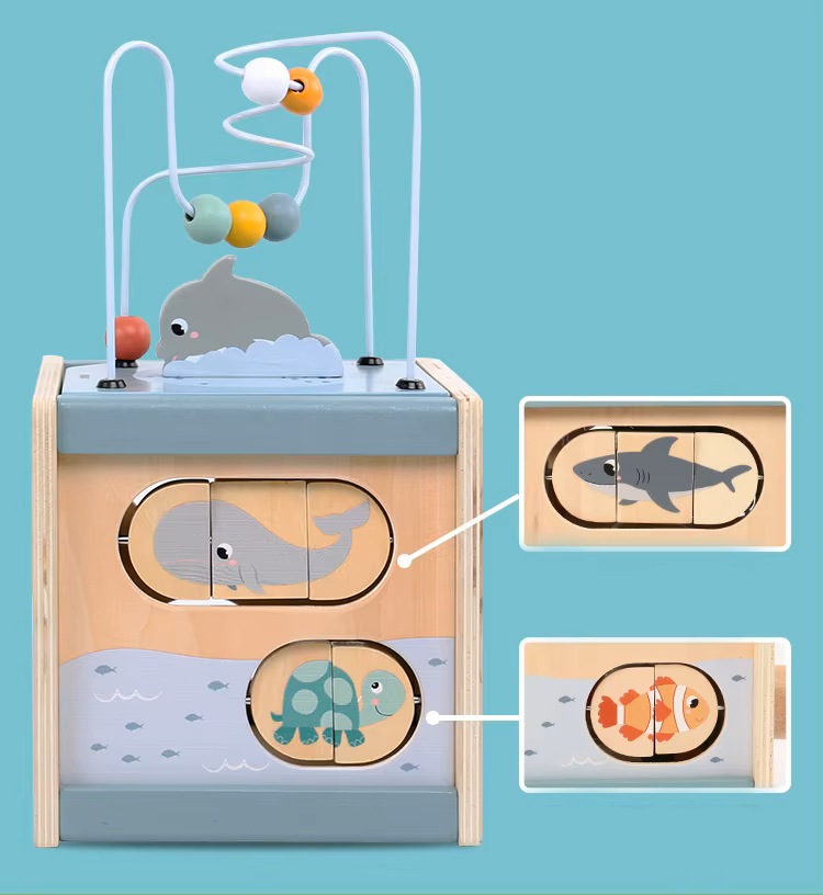 Montessori Meeresfreunde Aktivitätswürfel