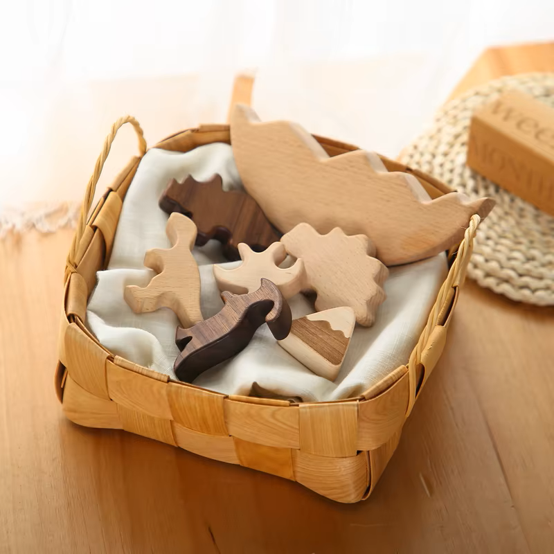 Dinosaurier Montessori Stapelspielzeug